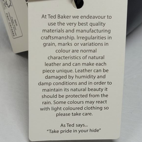 Ted Baker Black Leather Camera Gold Colored Hardware Crossbody Handbag Purse New - Picture 14 of 15